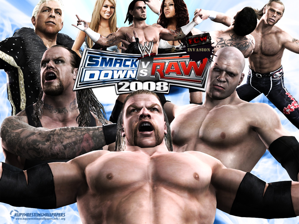 WWE SmackDown vs. Raw 2008 cover image